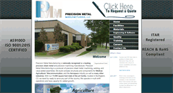 Desktop Screenshot of precisionmetalmfg.com